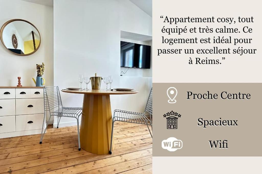 Ete Magnifique T2 Tout Equipe Proche Centre-Ville Reims Zewnętrze zdjęcie